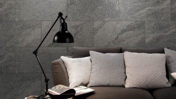 imac stratus charcoal wall tile floor tile application 1 Ceramic Tiles